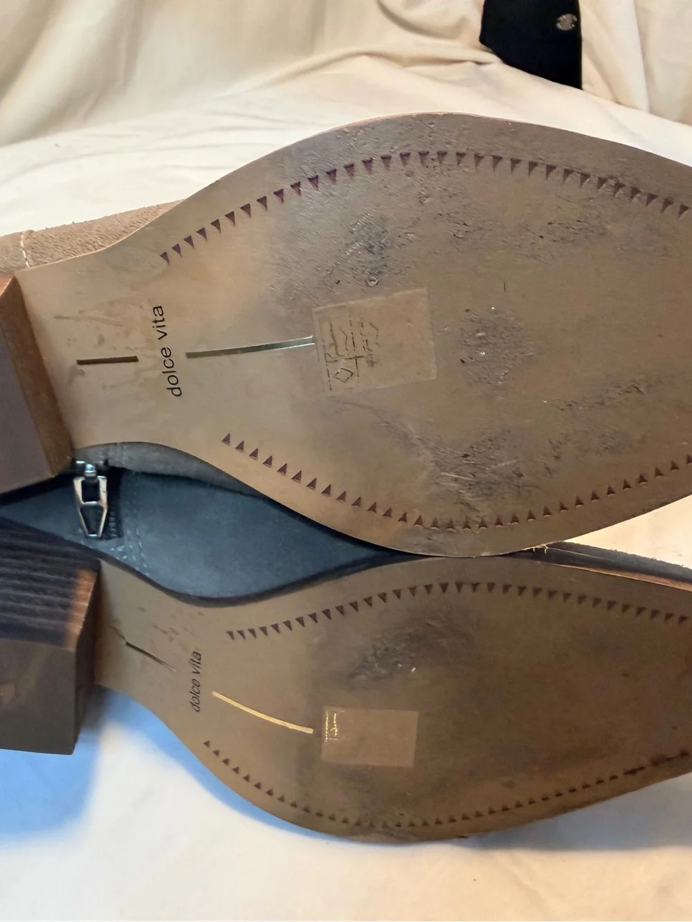 dolce vita suede cowboy booties